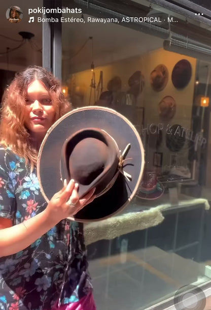 In Stock – Opium – Statement Felt Hat