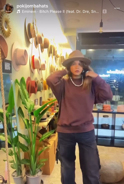 The Hailee – Classic Wool Felt Fedora Hat for Women & Men