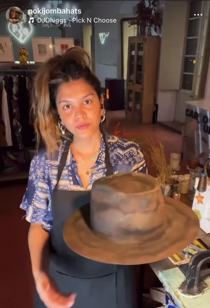 The Artisan Vintage Felt Hat – Handmade Distressed Rare Style Hat