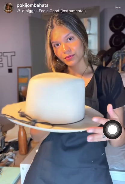 The Caribou – Classic Wide Brim Wool Felt Fedora Hat | Unisex Timeless Style