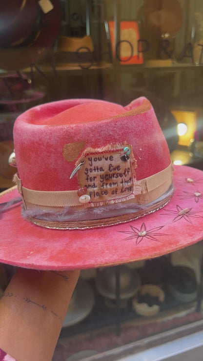 In Stock – Live for Yourself – Statement Hat