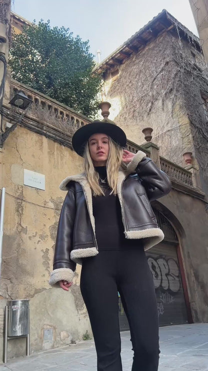 Delirio – Black Wool Felt Fedora Hat