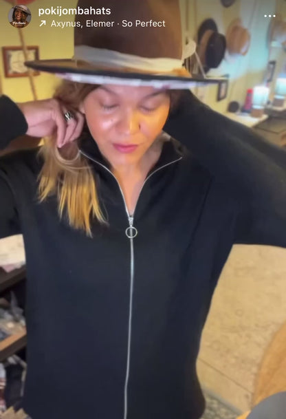 In Stock – Metroline Felt Hat with Underbrim Lining