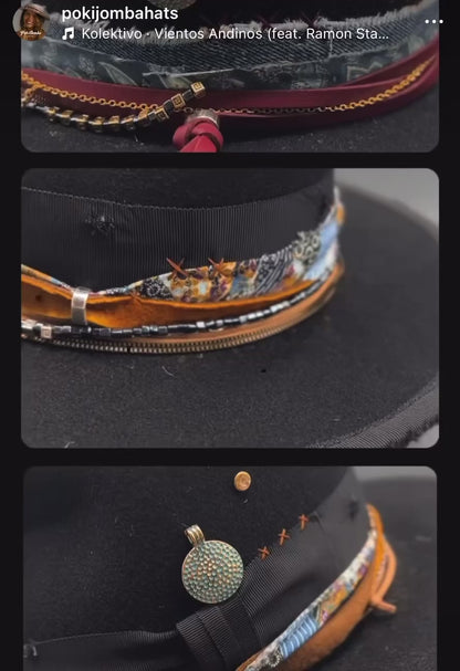 The Joie – Boho Chic Wool Felt Fedora Hat