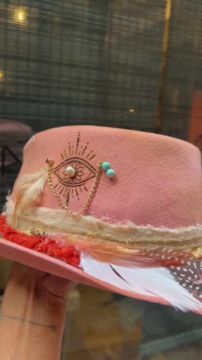 Alive – Pink Bohemian Hat