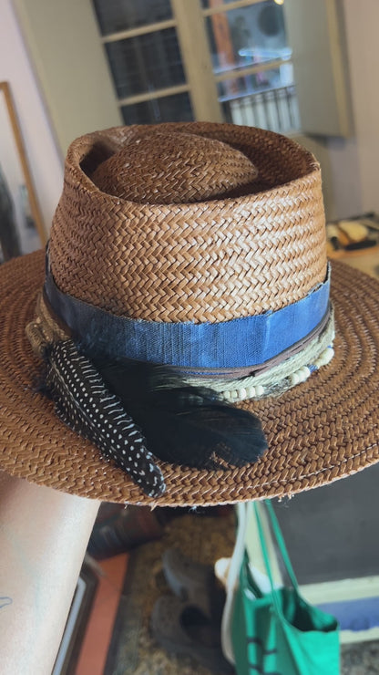 Deep Water – Straw Fedora Hat