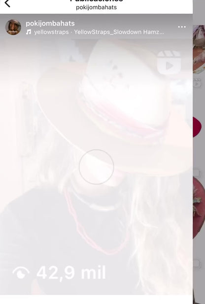 Constellation Fedora Hat – Classic Handmade Design with Modern Touch