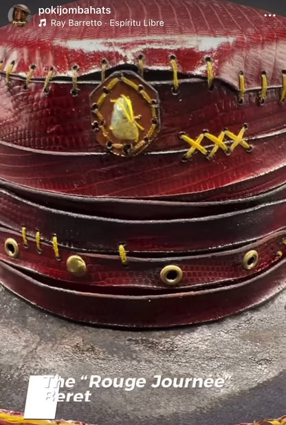 In Stock – Rouge Artisan Vintage Style 100% Leather Cap