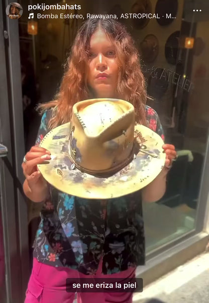 In Stock – Shades of Blue Tie-Dye Fedora Hat