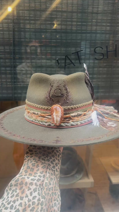 The Wild Fern – Mystical Fedora Hat
