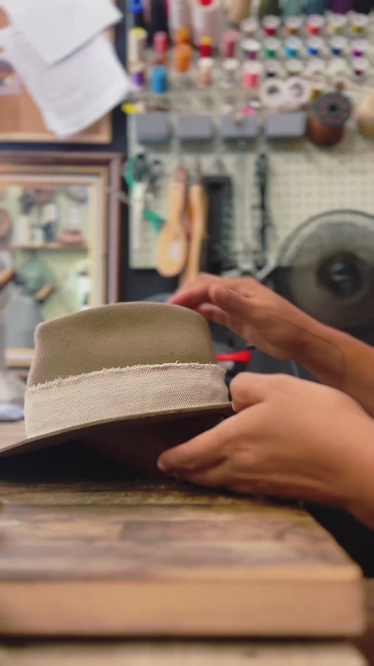 In Stock – The Mantaro – Brown Boho Fedora Hat