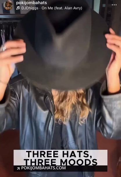 Fedora “Ojitos Lindos” – Bad Bunny Inspired Wool Felt Hat